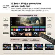 LG Smart TV LG OLED evo AI C6 77 pulgadas 4K 2026, OLED77C6ELB